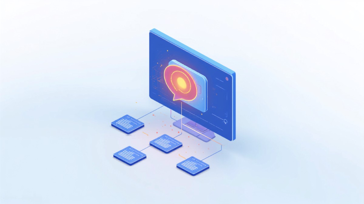 GoogleのAIモードが検索結果とウェブページをつなぐ様子を表したイラスト