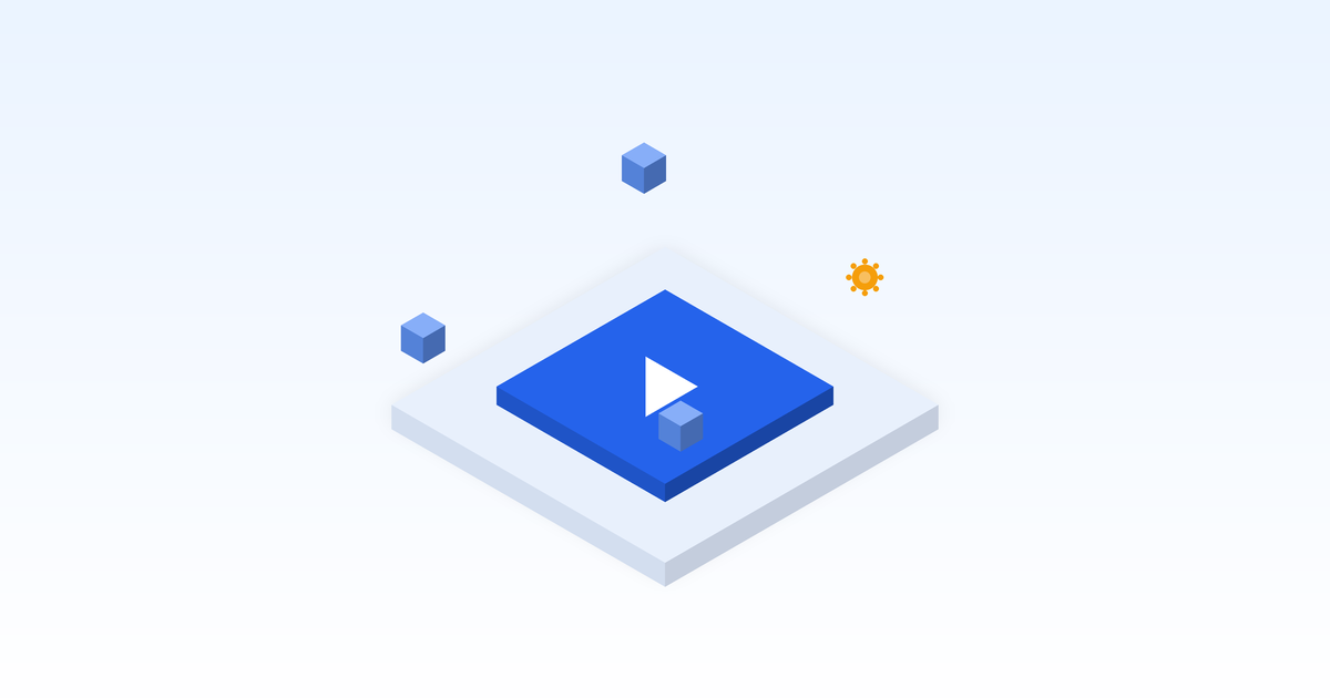 YouTubeチャンネルの設定をイメージしたアイソメトリックイラスト