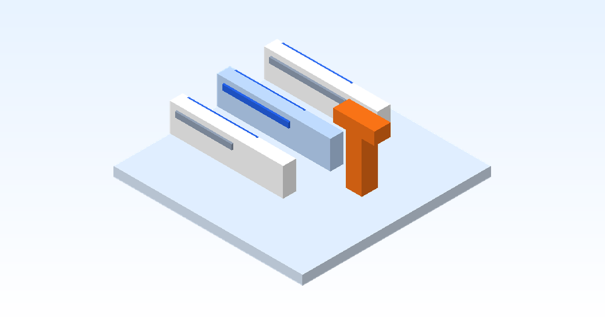 検索結果のカードとクリックの矢印で、クリック率を上げる工夫を表すアイソメトリックイラスト